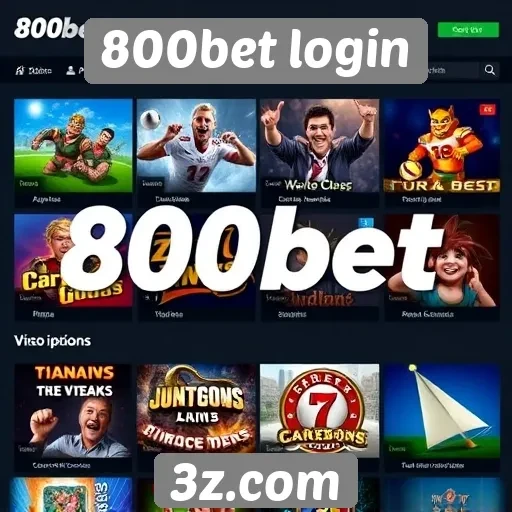 Opções de jogos disponíveis na 800bet