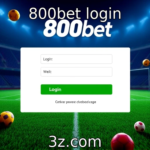 Atualizações no login do site 800bet